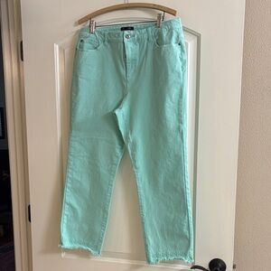 John Mark Mint Green Straight Men's Jeans